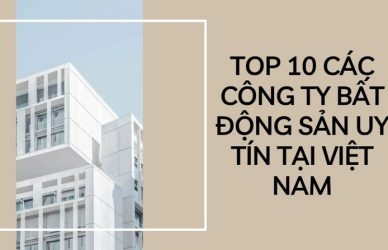 Top 10 Các Công Ty Bất Động Sản Uy Tín Tại Việt Nam